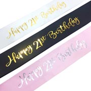 Designer Sashes