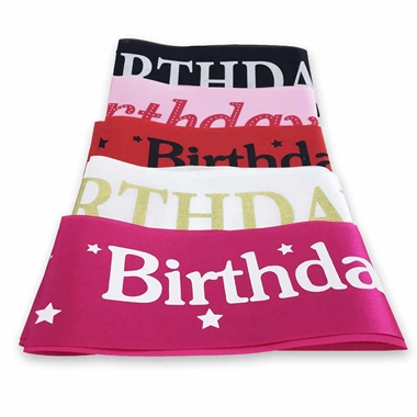 Birthday Sashes